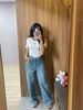  Jean xanh nhạt - kèm belt 