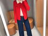  CDG đỏ chữ CC đen 