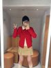  CDG đỏ chữ CC đen 