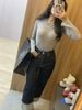  Áo len mỏng ghi xám- tăm 