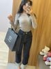  Áo len mỏng ghi xám- tăm 