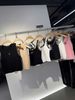  Áo tank top đen viền trắng CC 