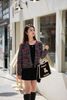  Áo CDG muối tiêu viền hồng 
