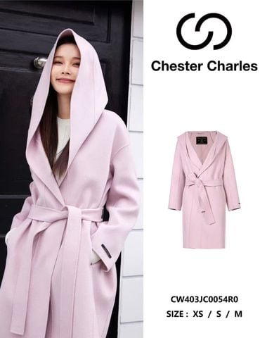  Áo dạ 2 mặt hồng 