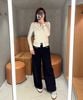  Áo CDG trắng - túi ngực chữ đen 
