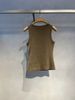  Áo tanktop màu xanh rêu 