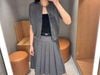  Áo CDG ngắn tay xám, cổ tròn, chữ C.Charles 