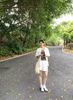  Áo sơmi tay ngắn, phối họa tiết ren túi ngực 