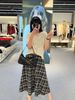  Chân váy caro kẻ CH SET 