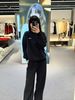  Áo len đen cỏ 4 lá SET 