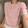  Áo CDG trám hồng ngắn tay 