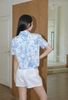  Áo sơ mi xanh - hoạ tiết gấu 