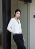  SET Áo CDG và áo tanktop trắng in chữ CC phối viền 