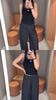 Áo tanktop đen, gấu trắng 