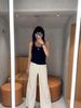  Áo tanktop đen, gấu trắng 