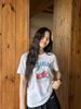  Áo phông trắng cherry đỏ 