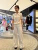  POLO trắng be chữ Chester ngực trái 