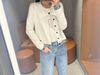 SET Áo CDG và áo tanktop trắng in chữ CC phối viền 