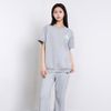  Bộ quần áo nỉ xám, gấu trắng trên logo - set 