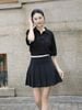  Áo Polo đen xốp 