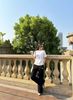  Áo phông trắng họa tiết CH 