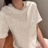  Áo phông trắng họa tiết CH 