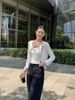  CDG viền kẻ xanh đỏ - logo đá 