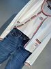  Áo tanktop trắng viền xanh đỏ -logo ngực 