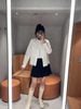  Áo sơmi trắng viền gấu Ren 