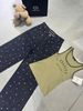  Áo tanktop xanh rêu- chữ Hongkong 