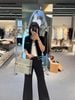  Áo CDG đen viền trắng - 2 túi trước 