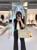  Áo CDG đen viền trắng - 2 túi trước 