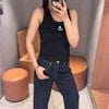  Áo ba lỗ đen-gấu trắng trên chữ 