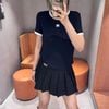  Áo Navy đậm- viền trắng, logo CC nhỏ ngực 