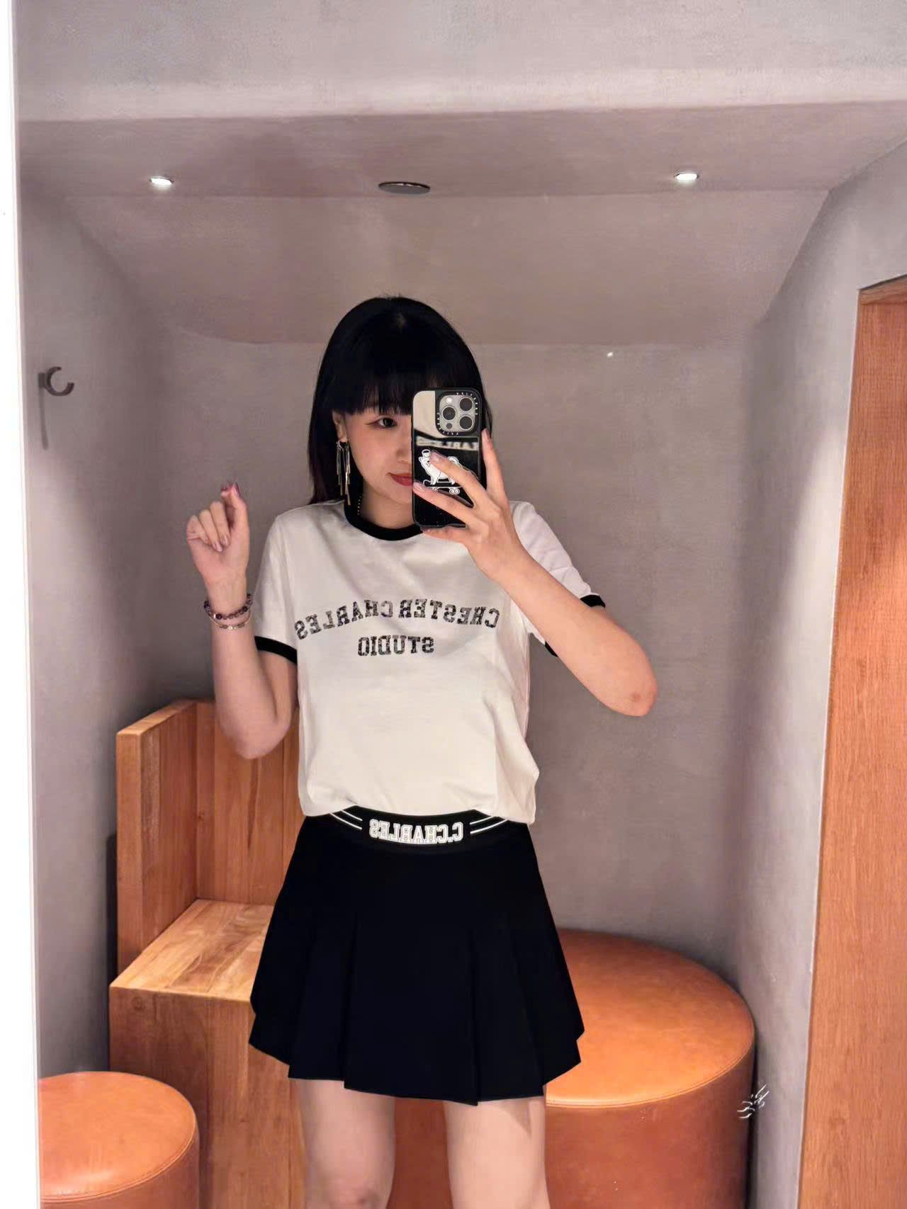  Chân váy, cạp thun C.Charles 