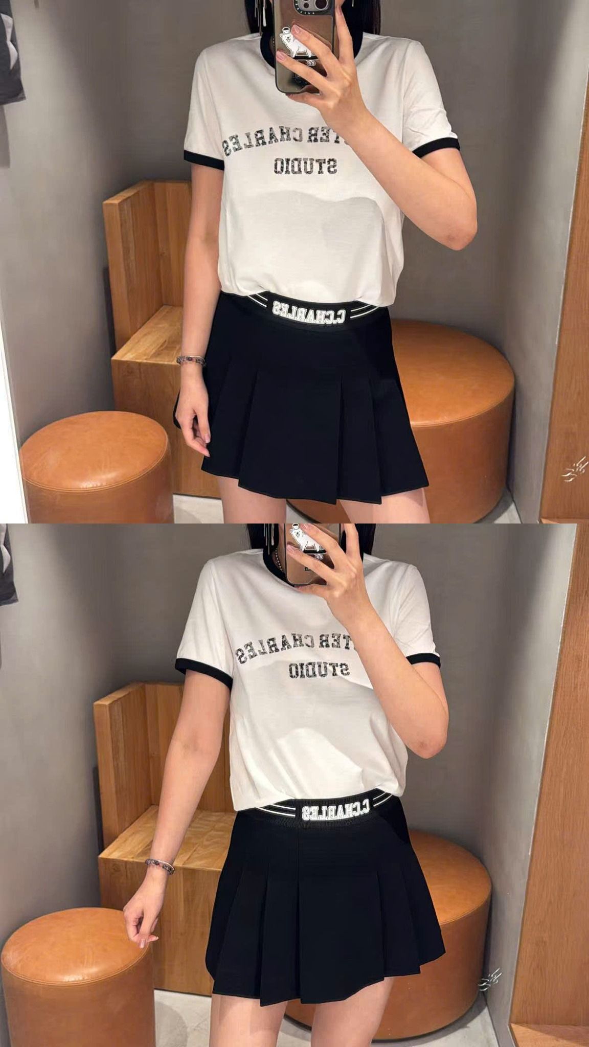  Chân váy, cạp thun C.Charles 