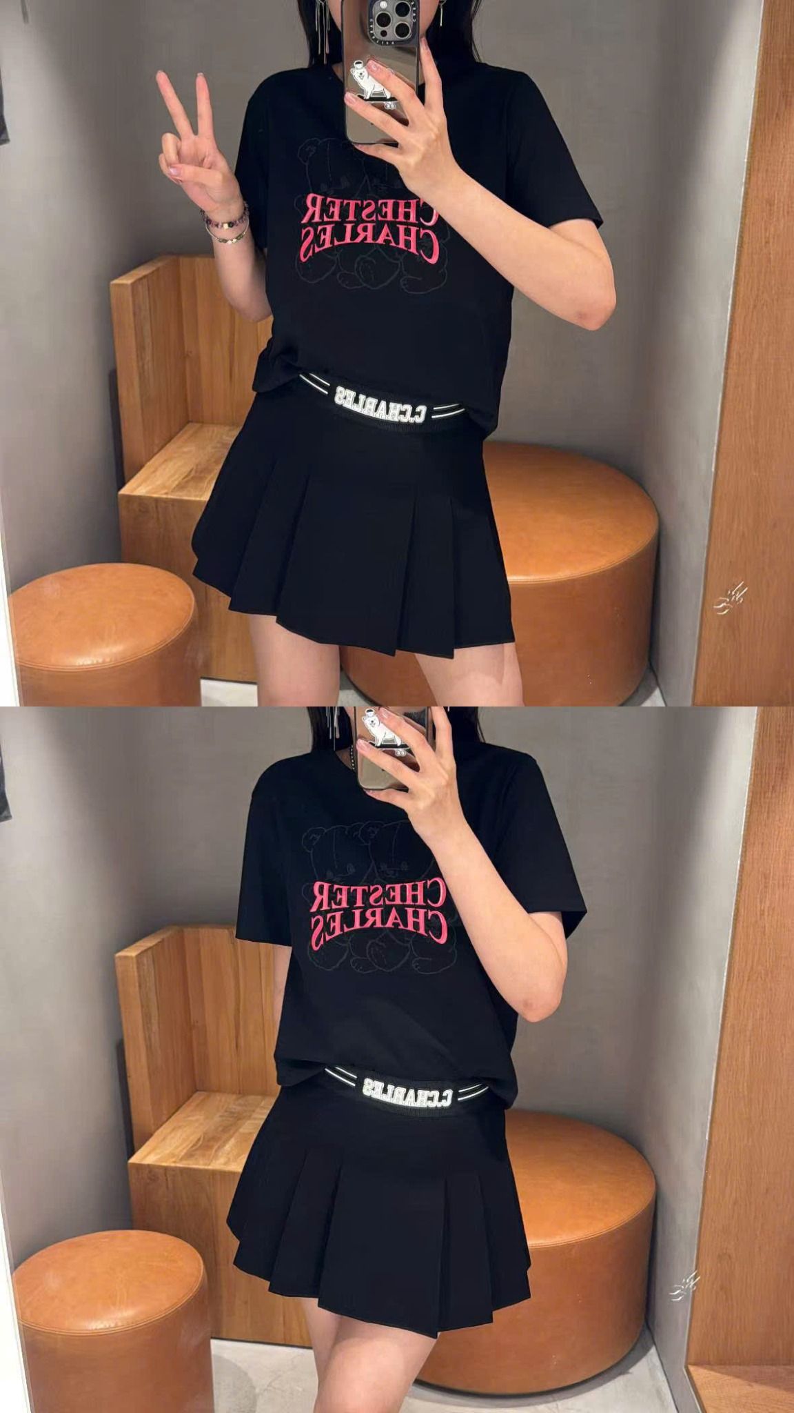  Chân váy, cạp thun C.Charles 