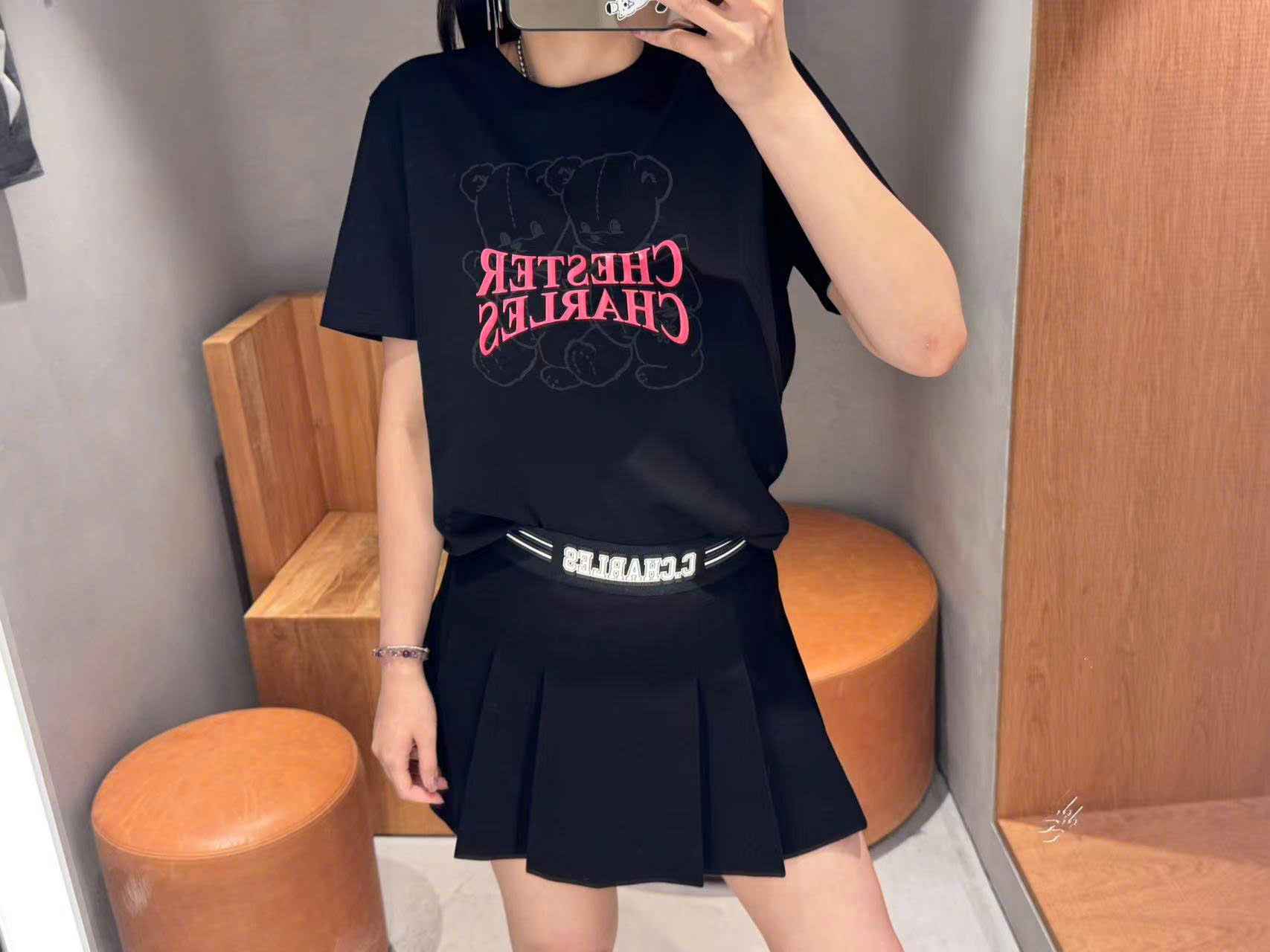  Chân váy, cạp thun C.Charles 