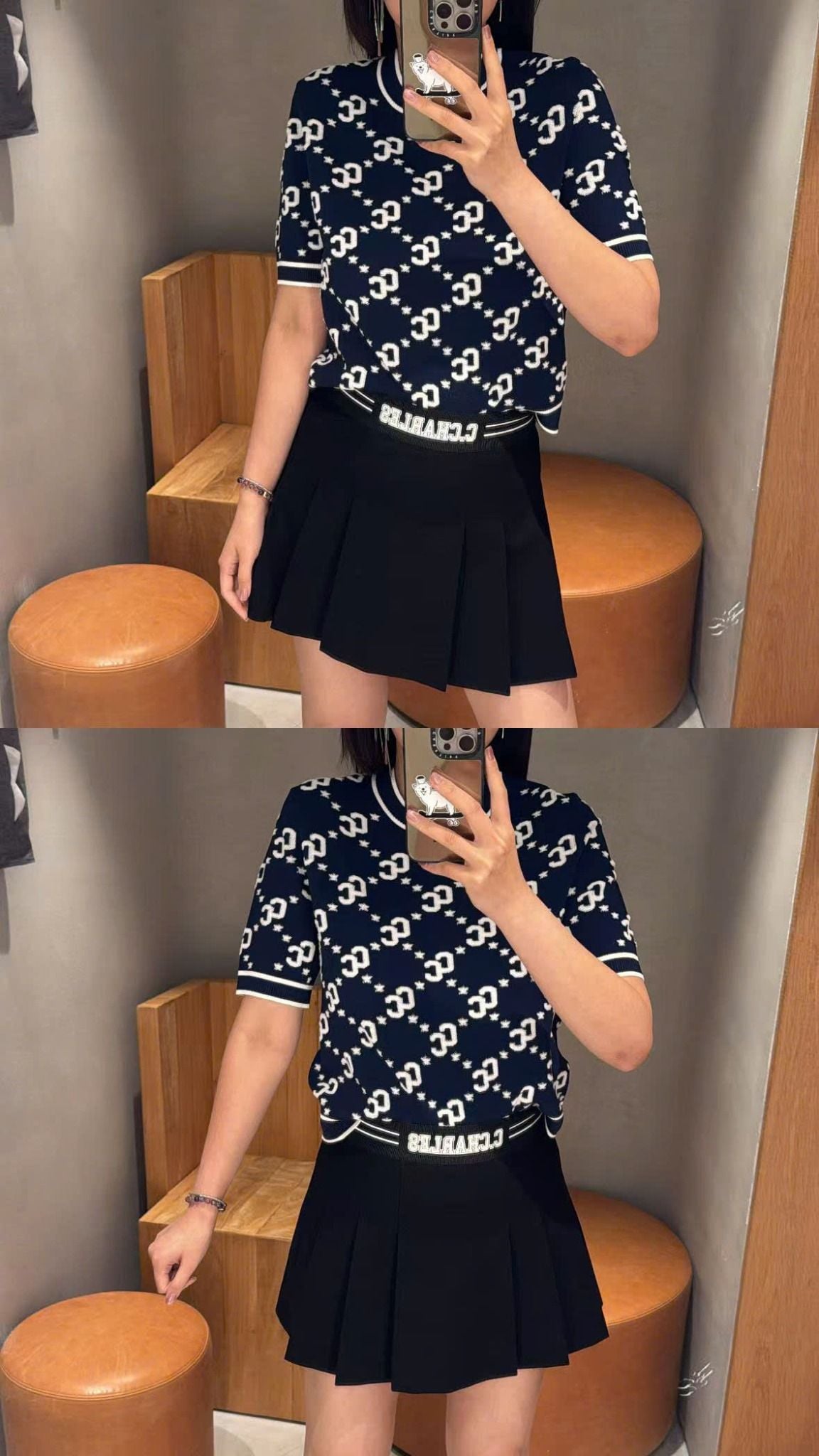  Chân váy, cạp thun C.Charles 