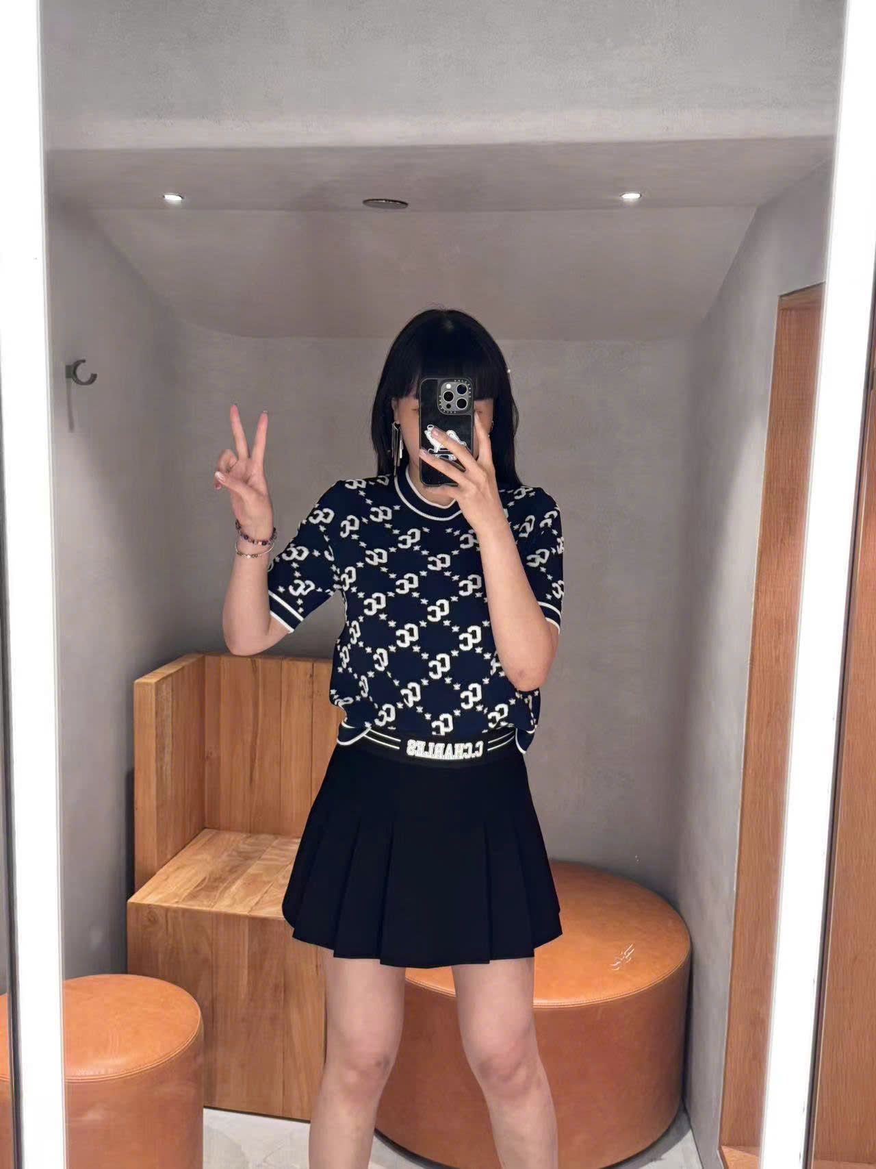  Chân váy, cạp thun C.Charles 