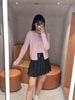 Áo CDG trám hồng phấn - logo nhỏ 