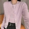  Áo CDG trám hồng phấn - logo nhỏ 