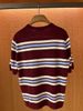 Áo ngắn tay đỏ kẻ trắng , xanh ngang 