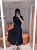  Áo đen len tăm ngắn tay -chữ CC ngực 