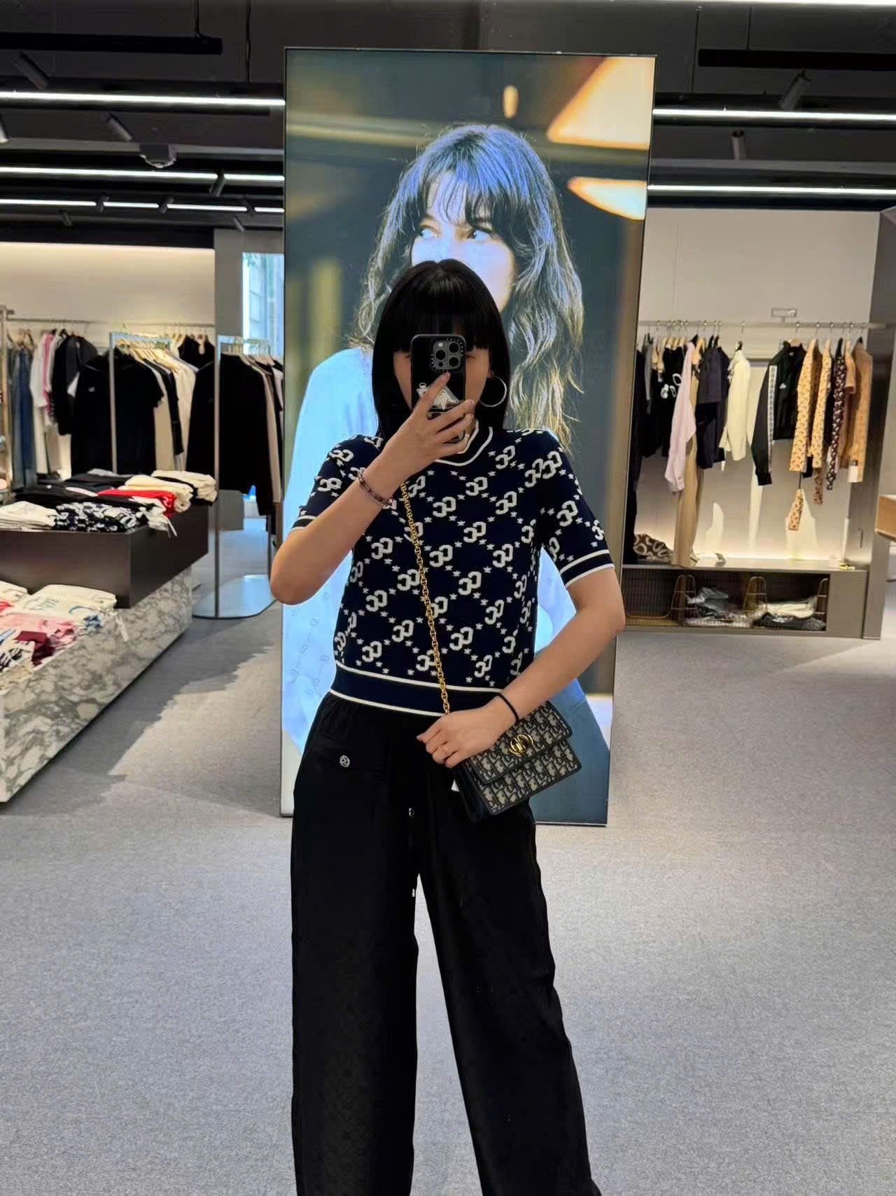  Quần lụa dài Logo lì 2 túi trước 