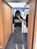  Chân váy dài Xám kèm Belt có dây 