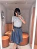  Chân váy dài jean, logo gấu kèm Belt da 