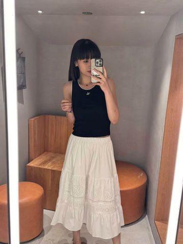  Áo 3 lỗ đen viền trắng 