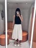  Áo 3 lỗ đen viền trắng 