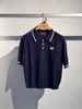  Áo polo xanh navy- 3 cúc viền trắng 